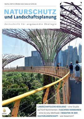 Cover Naturschutz und Landschaftsplanung 10/2020