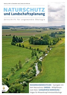 Cover Naturschutz und Landschaftsplanung 12/2020