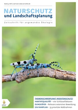 Cover Naturschutz und Landschaftsplanung 07/2021