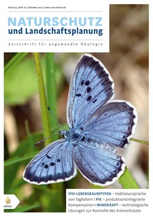 Cover Naturschutz und Landschaftsplanung 10/2021