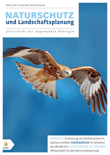 Cover Naturschutz und Landschaftsplanung 01/2019