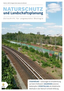 Cover Naturschutz und Landschaftsplanung 08/2019