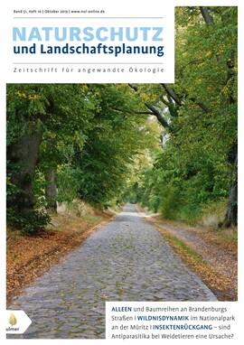 Cover Naturschutz und Landschaftsplanung 10/2019