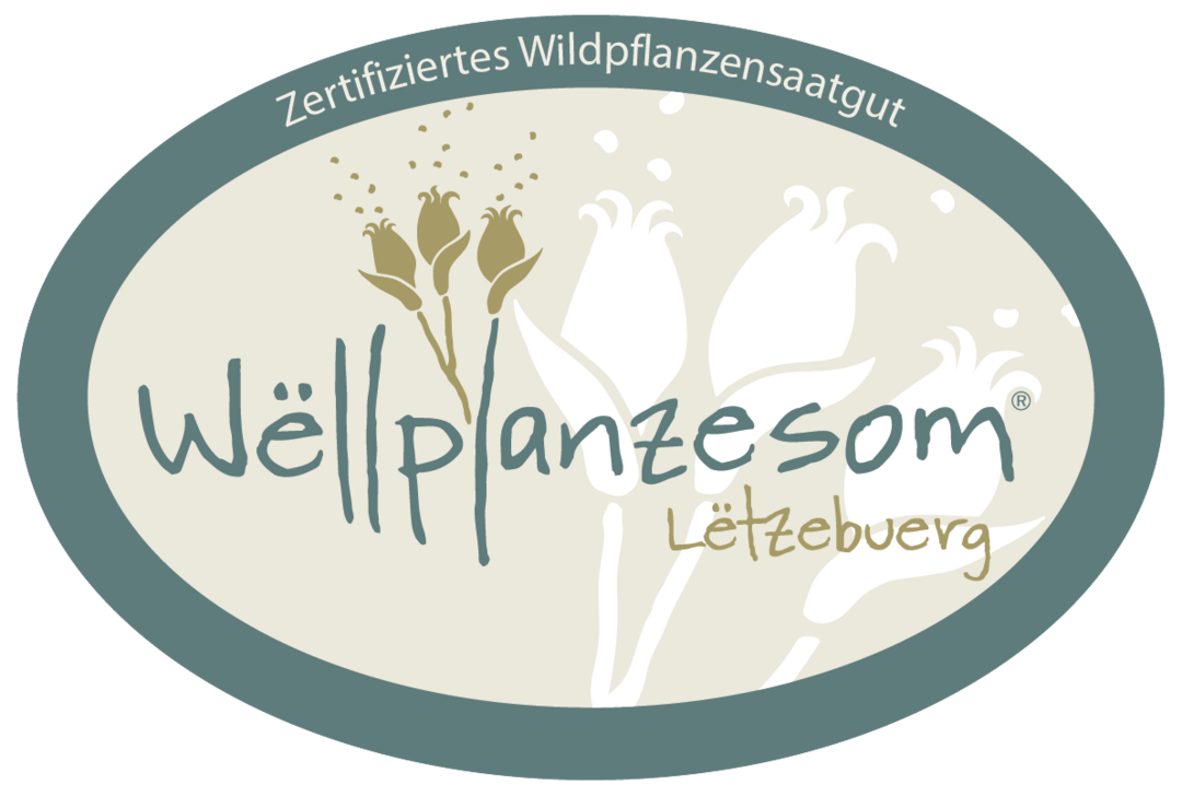 Abb. 8. Das "Wllplanzesom Ltzebuerg"-Saatgut aus zertifiziertem regionalem Anbau und die berprften Betriebe sind an diesem Qualittssiegel zu erkennen.