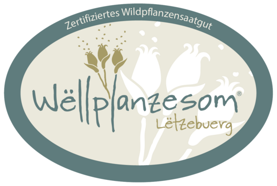 Abb. 8. Das "Wllplanzesom Ltzebuerg"-Saatgut aus zertifiziertem regionalem Anbau und die berprften Betriebe sind an diesem Qualittssiegel zu erkennen.