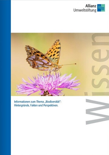 Die Broschre "Informationen zum Thema "Biodiversitt": Hintergrnde, Fakten und Perspektiven" setzt die Publikationsreihe "Wissen" der Allianz Umweltstiftung fort, die fachlich fundiert, aber nicht wertend, ber verschiedene Umweltthemen informiert. 