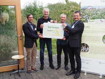 Die oberschwbische Stadt Bad Saulgau konnte sich abermals ber die Auszeichnung als beste Labelkommune freuen.