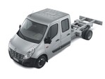 Der Rahmen des Renault Master der neuen Generation ist für schwere Lasten ausgelegt.