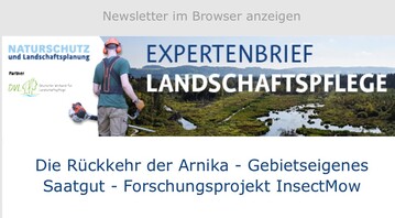 Mit dem Expertenbrief Landschaftspflege ist am Donnerstag ein neues und digitales Tool der NuL-Redaktion an den Start gegangen.