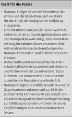 Welchen Beitrag können Naturparke zum Erhalt von Verantwortungsarten in Deutschland leisten?