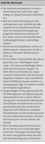 Der Nachtkerzenschwärmer in der Planungspraxis