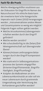 „Ist das eine Zielart oder kann das weg?“