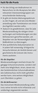 Wiederansiedlung und Translokation regional ausgestorbener Pflanzenarten