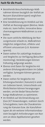 Natursportarten verträglich ausüben