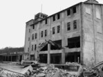 Rückbau der alten Papierfabrik in Tannroda (Thüringen)