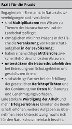 Situation des Ehrenamts im Naturschutz