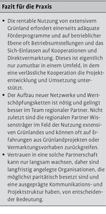 Extensive Grünlandnutzung