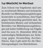 Umrüstung gefährlicher Mittelspannungsmasten