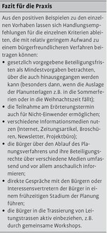 Wo steht die Partizipation beim Netzausbau?