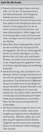 Invasive Neophyten an Fließgewässern