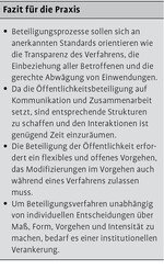 Öffentlichkeitsbeteiligung bei der Konzeptentwicklung in Großschutzgebieten