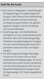 Begrünungen mit gebietseigenem Saatgut