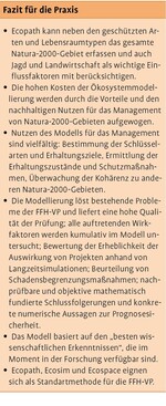 Vorstellung einer ökosystemaren FFH-Verträglichkeitsprüfung