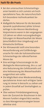 Bestandsdynamik von Moor-Schmetterlingen in Mecklenburg-Vorpommern über 125 Jahre