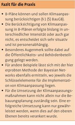 Klimaanpassung im Bebauungsplan