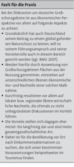 Ökonomische Effekte von Großschutzgebieten