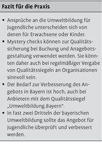 Umweltbildung im Mystery-check
