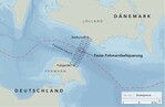 Abb. 1: Lage des Vorhabens Feste Fehmarnbeltquerung.<br/ >Location of the project ‘Feste Fehmarnbeltquerung‘.