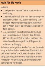 Wie entwickeln sich Buchen- und Eichen-FFH-Lebensraumtypen in Naturwaldreservaten?