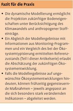 Projektion zukünftiger Ökosystemzustände unter dem Einfluss von Klimawandel und atmosphärischen Stickstoffeinträgen