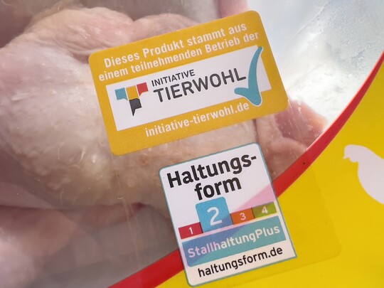Umfangreiche Teile des Geflügelfleischsortiments werden in Stufe 2 angeboten.