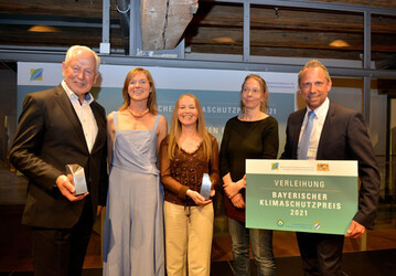 Herausragende Initiativen wurden mit dem Bayerischem Klimaschutzpreis ausgezeichnet.