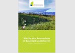 Die neue KNE-Broschüre „Wie Sie den Artenschutz in Solarparks optimieren“ für kommunale Akteure ist erschienen.
