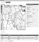 Abb. 5: Schritt 3 – Filterung der Daten nach Arten(gruppen), Gebieten und Zeiträumen (hier das Beispiel Erdkrötenfunde im Beispielgebiet) (Quellen der Kartengrundlage: Auszug aus den Geobasisdaten der Niedersächsischen Vermessungs- und Katasterverwaltung © GLL/LGN 2010)
