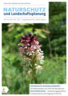 Cover Naturschutz und Landschaftsplanung 09/2020