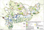<strong>Abb. 7: </strong>Kartierte Biotope im Untersuchungsgebiet als statistische Grundlage für die Bewertung von ÖSL. © Ralf-Uwe Syrbe Map of valuable habitats within the study area as statistical base for the evaluation of ESS.