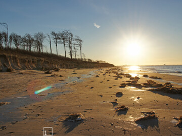  1 Winterstimmung am Ostseestrand der Rostocker Heide, im westlichen Teil des Projektgebiets 