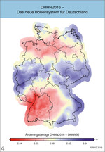 4 Deutschland ist in Bewegung – die Karte verdeutlicht die Hebungen und Senkungen.