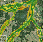 2 Beim Blick auf die Korridore wird deutlich: Tiere machen an den Grenzen nicht Halt.