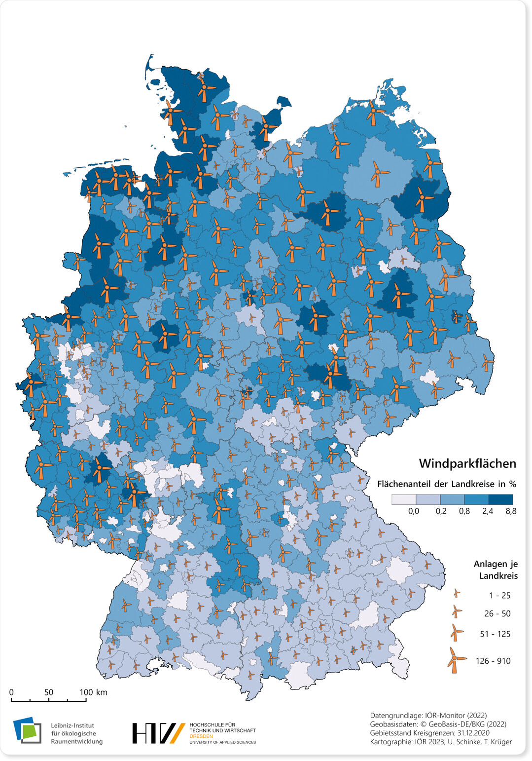 Windkraftanlagen in Deutschland
