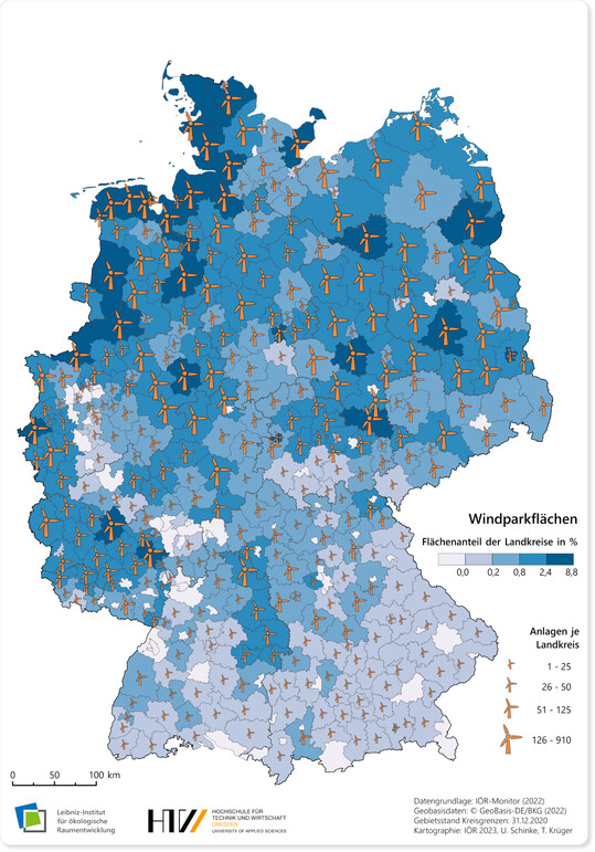 Windkraftanlagen in Deutschland