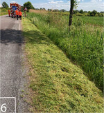 6) Das neue Mähbild mit dem Mähkopf von Mulag ...