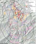 Abb. 4: Sichtverschattungskarte mit den veränderten Sichtbeziehungen durch die geplanten Anlagen in hochwertigen Landschaftsbereichen.