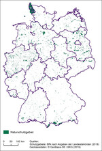 Abb. 2: Naturschutzgebiete in Deutschland (Stand: 2018)