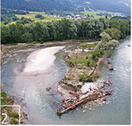 2 Auch in der Fließgewässerrenaturierung ist das Büro aktiv, wie hier bei der Umgestaltung der Salzamündung in die Enns