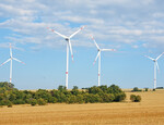 Windenergieanlagen bei Teutleben.